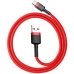 Кабель USB/Type-C 0.5 м Baseus Cafule 3 А червоний