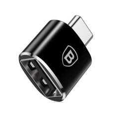 Перехідник USB F/Type-C M Baseus чорний