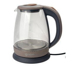 Електрочайник BITEK BT-3110 скло 1.8 л сірий