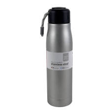 Термос нержавіюча сталь 0.5 л B25-4 з ремінцем сріблястий