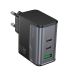 Зарядний блок живлення 2xType-C+USB HOCO CS75A Star Speed 70 W 5 V 3 A чорний Зарядний блок живлення 2xType-C+USB HOCO CS75A Star Speed 70 W 5 V 3 A чорний