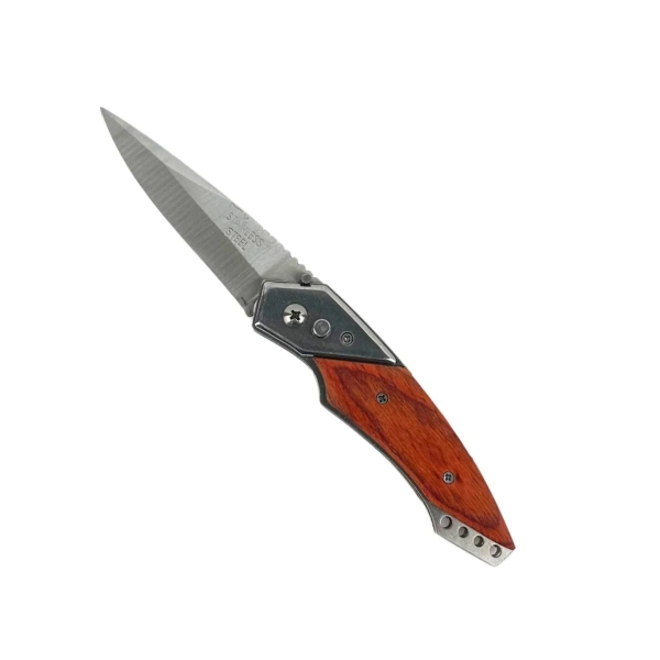 Ніж туристичний складаний 133 20 см коричневий