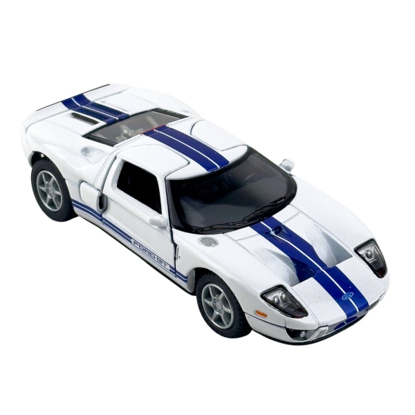 Іграшкова машинка моделька KiNSMART KT5092W 2006 Ford GT метал 12 см інерційна білий
