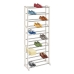 Полиця для взуття відкрита 30 пар 25 х 52 х 140 пластик білий