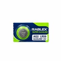 Батарейка кругла (таблетка) Rablex AG2 LR59 лужна