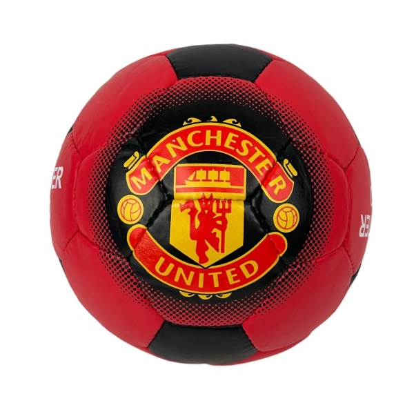 М'яч футбольний №5 Manchester United FP087 червоний з чорним