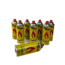 Комплект газовий балон туристичний ALPEN Camping 227 г 400 мл -10°C+40°C Польща 8 шт/уп