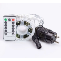 Гірлянда Роса нитка 1000 LED довжина 100 м із пультом від мережі зелена, жовтий new