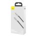 Кабель Type-C/Type-C 1 м Baseus Cafule Series Metal 100 Вт 5 А чорний Кабель Type-C/Type-C 1 м Baseus Cafule Series Metal 100 Вт 5 А чорний