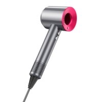 Фен для волосся HOCO HP11 Plus 1600 Вт чорний з рожевим new