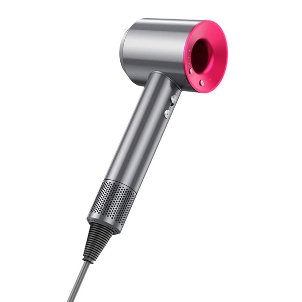 Фен для волосся HOCO HP11 Plus 1600 Вт чорний з рожевим new