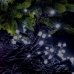 Світлодіодна гірлянда-нитка вулична чорний дріт 100 LED Euro Led ліхтарики 10 м білий