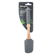 Кух.прилад RINGEL Grey line Лопатка силікон/дерево коса 25.5 см (RG-5128/1) new