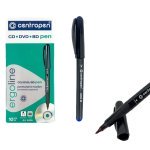 Маркер перманентний синій Centropen 4606 CD-DVD Pen 1 мм