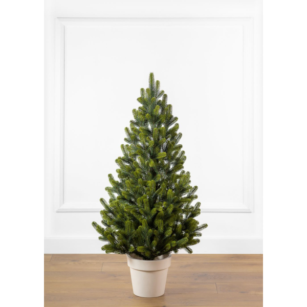 Штучна ялинка Віденська Весняна SIGA GROUP лита в горщику 0.9 м зелений