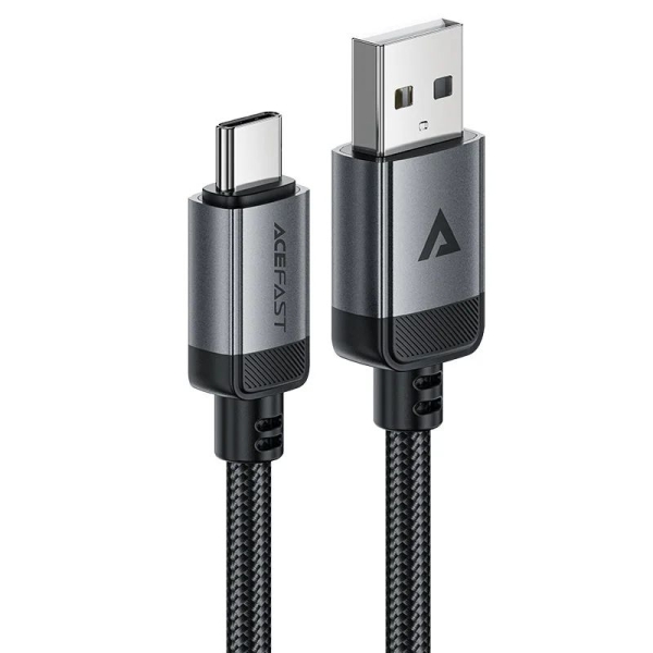 Кабель ACEFAST C20-04 USB-A to USB-C aluminum alloy charging data cable Black new