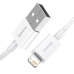 Кабель USB/Apple Lightning 0.25 м Baseus Superior 2.4 А білий