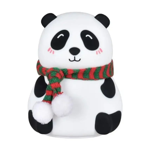 Нічник LED Панда RGB USB 10.5 х 11 х 13.5 см білий з чорним