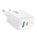 Зарядний блок живлення USB+Type-C BOROFONE BAS44A Potential 20 W 12 V 1.67 A білий Зарядний блок живлення USB+Type-C BOROFONE BAS44A Potential 20 W 12 V 1.67 A білий