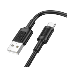 Кабель USB/Type-C 1 м BOROFONE BX111 Feliz 3 A чорний