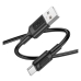 Кабель USB/Type-C 1 м BOROFONE BX111 Feliz 3 A чорний
