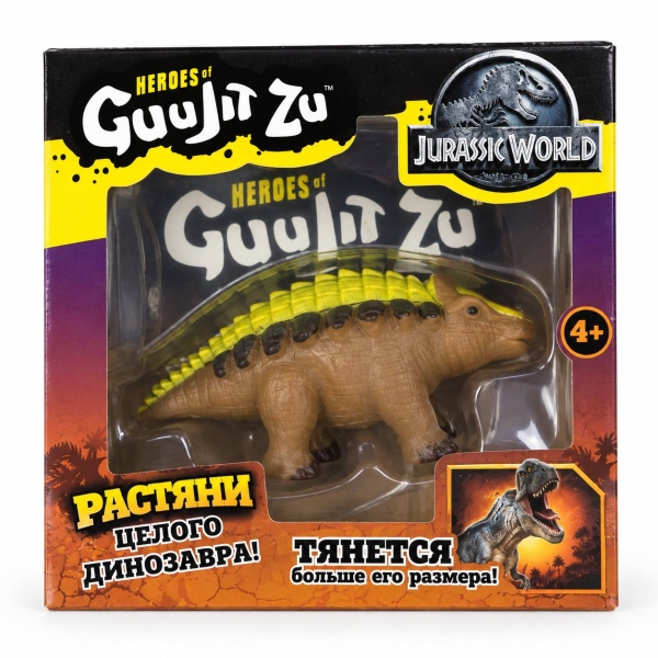 Стретч-антистрес Goo Jit Zu, 52403  коричневий із жовтим new