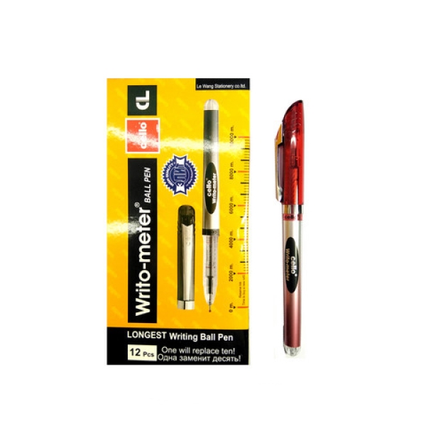 / Ручка 10 км Flair  красная (12)