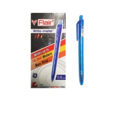 / Ручка 10 км автомат Flair JUMBO-10 км. синя  (12) (120)