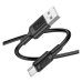 Кабель USB/Type-C 1 м BOROFONE BX111 Feliz 3 A чорний