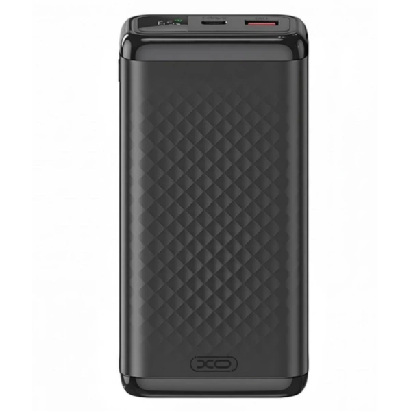 Універсальна мобільна батарея 20000 mAh XO PB309 22.5 W повербанк з дисплеєм чорний