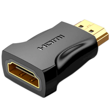 Перехідник HDMI M/HDMI F Vention AIMB0 чорний