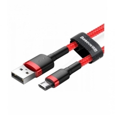 Кабель USB/micro-USB 1 м Baseus Cafule 2.4 А червоний