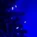 Світлодіодна гірлянда-нитка чорний дріт 400 LED Xmas свічка матова 21 м 8 режимів синій