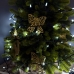 Світлодіодна гірлянда-нитка чорний дріт 500 LED Xmas свічка матова 18 м 8 режимів білий
