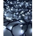 / Світлодіодна гірлянда-нитка чорний дріт 200 LED Xmas 11 м 8 режимів білий / Світлодіодна гірлянда-нитка чорний дріт 200 LED Xmas 11 м 8 режимів білий