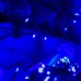 Світлодіодна гірлянда-нитка чорний дріт 300 LED Xmas конус 13 м 8 режимів синій