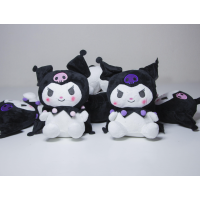 М'яка іграшка Kuromi батон 25 см сірий з рожевим new