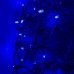 Світлодіодна гірлянда-нитка чорний дріт 300 LED Xmas конус 13 м 8 режимів синій