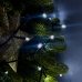 Світлодіодна гірлянда-нитка чорний дріт 500 LED Xmas конус 25 м 8 режимів білий