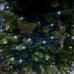 Світлодіодна гірлянда-нитка чорний дріт 500 LED Xmas конус 25 м 8 режимів білий