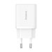 Зарядний блок живлення Type-C+USB Baseus Cube 30 W 12 V 2.5 А білий