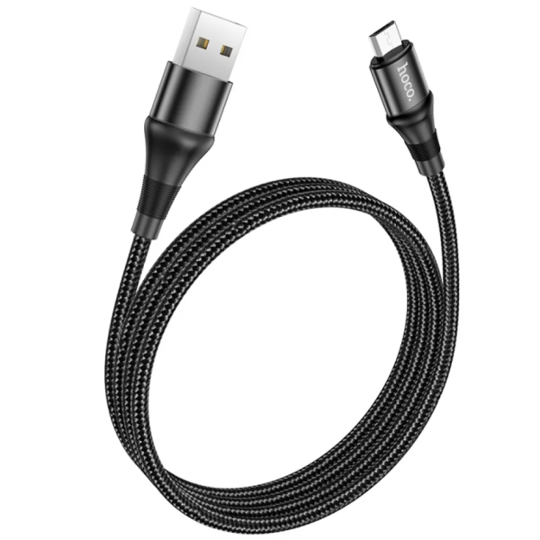 Кабель HOCO X50 Excellent charging data for Micro 2,4A/1m. Black new