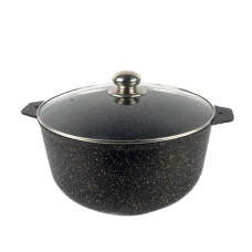 Каструля антипригарне покриття Empire EM-7347 Тал з кришкою 8 л