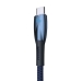 Кабель USB/Type-C 2 м Baseus Glimmer 100 Вт синій Кабель USB/Type-C 2 м Baseus Glimmer 100 Вт синій