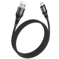 Кабель HOCO X50 Excellent charging data for Micro 2,4A/1m. Black new