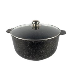 Каструля антипригарне покриття Empire EM-7347 Тал з кришкою 8 л