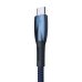 Кабель USB/Type-C 2 м Baseus Glimmer 100 Вт синій