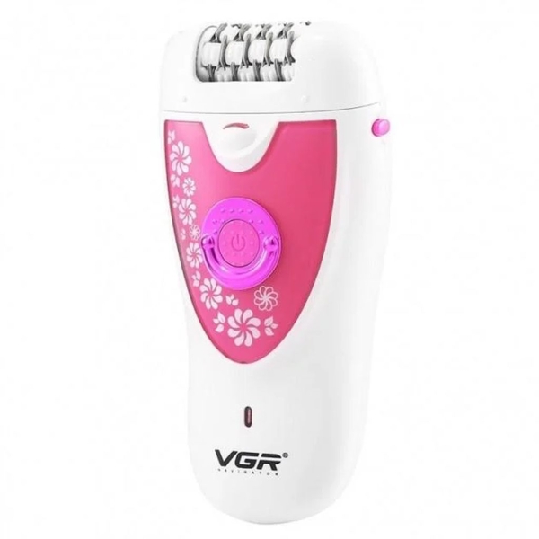 Епілятор пінцетний VGR V-722 2в1 білий з рожевим