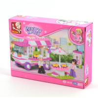 Конструктор SLUBAN M38-B0155 Пересувне кафе 102 деталі