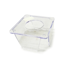 / Бокс для паперів 9*9*4,5  проз.(КіП)